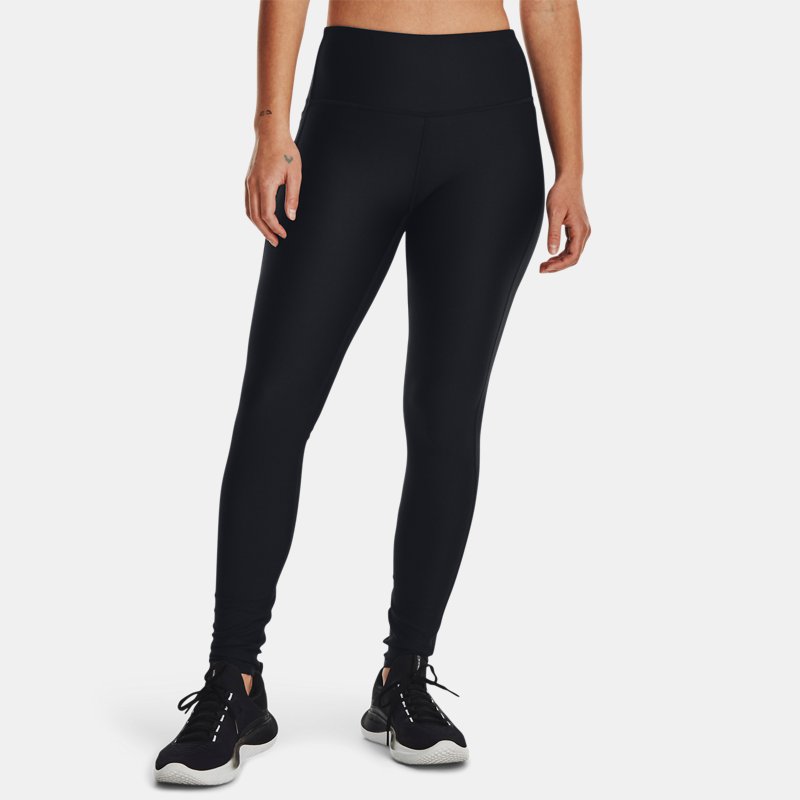 Under Armour Women's HeatGear® Full-Length Leggings Black / White XS